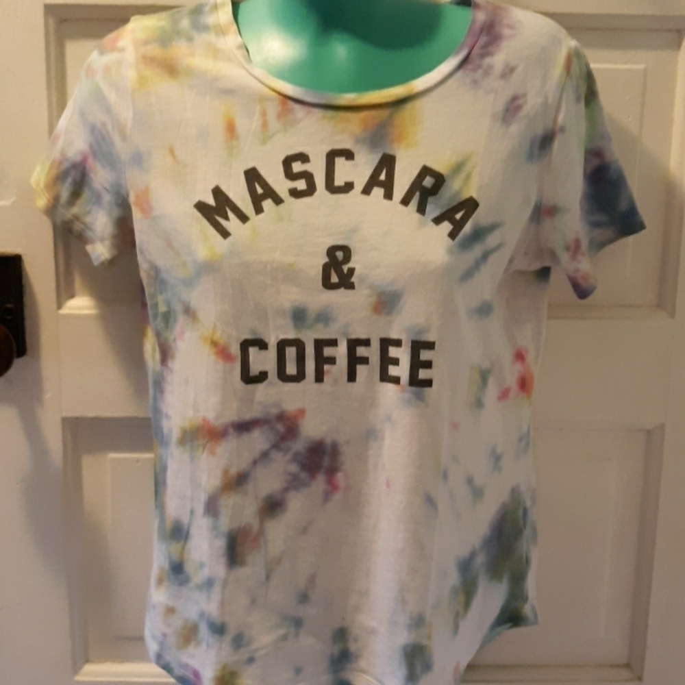 Xs Old Navy mascara and coffee tye dye